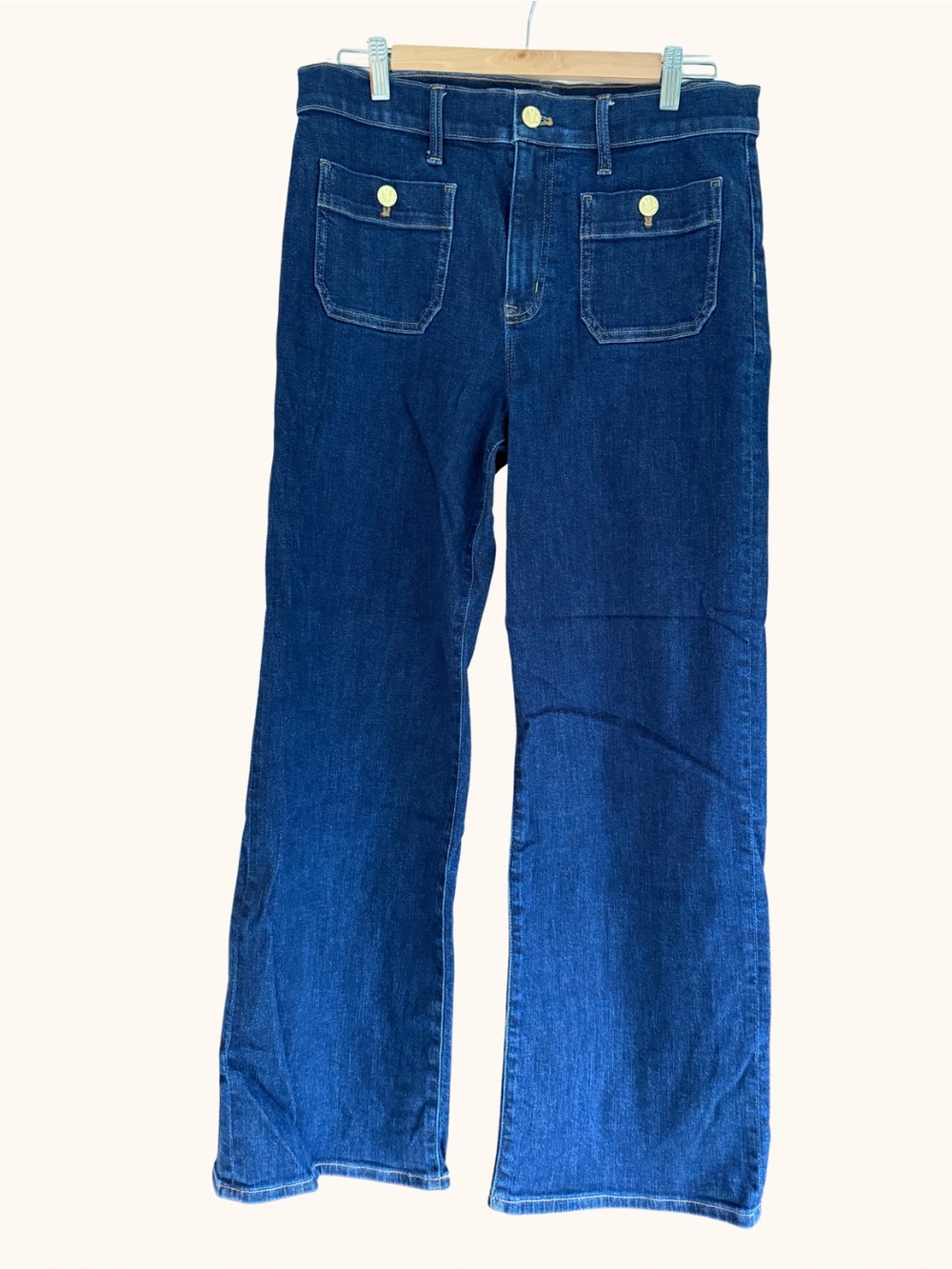 J.Crew Premium Edition Slim Wide Leg Jeans Dark Wash Size 29
